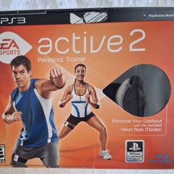 PS3 EA Sports Active 2 - Personal Trainer w/ Heart Monitor & Arm Bands + USB CIB