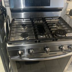 LG Stainless Steel Gas Stove/Oven – 5 Burner