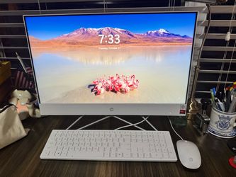 HP All-in-One Desktop Computer with Keyboard and Mouse