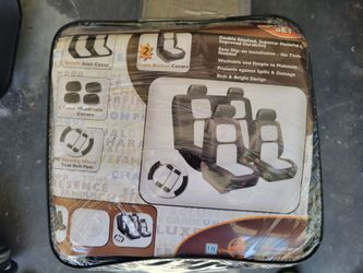 CAR SEAT COVERS ALL BLACK