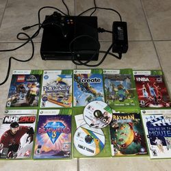 XBox 360 Console, Games And Controller 