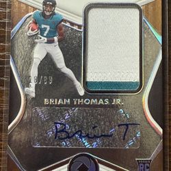 2024 Panini Gold Standard Silver Brian Thomas Jr. ROOKIE PATCH AUTO /89
