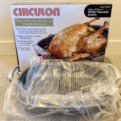 Circulon Roaster Roasting Pan with Rack | Nonstick- Used once