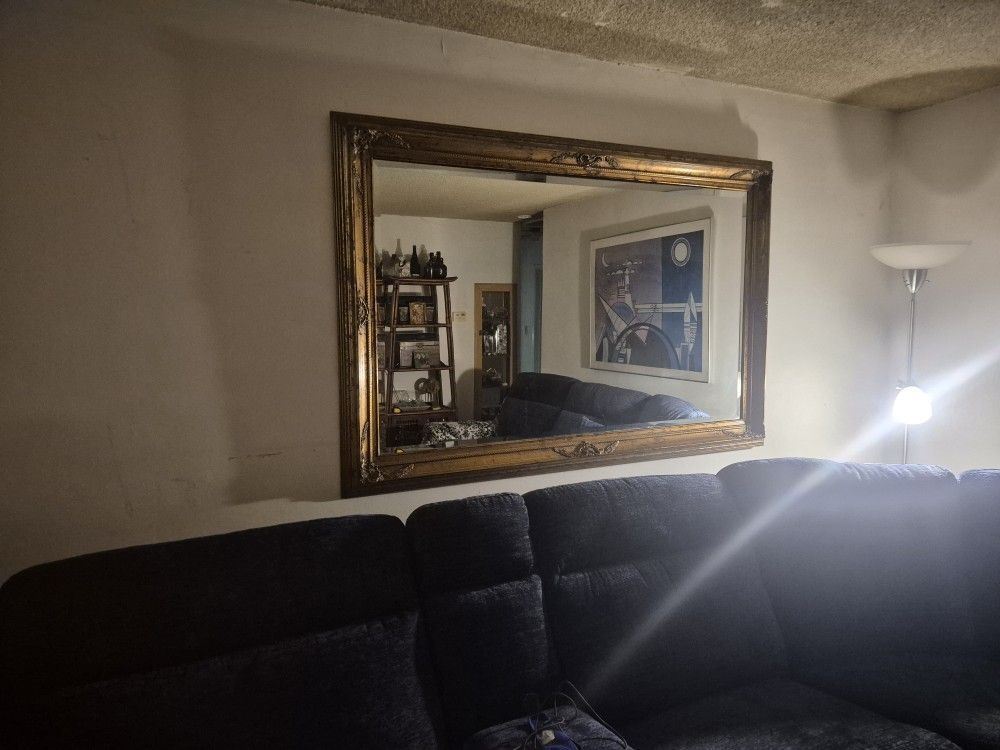 Large Mirror / Framed 70" × 48"