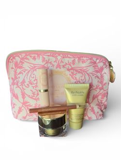 $85 5pc Estée Lauder gift Set w/various Re-Nutriv skincare products and Bag