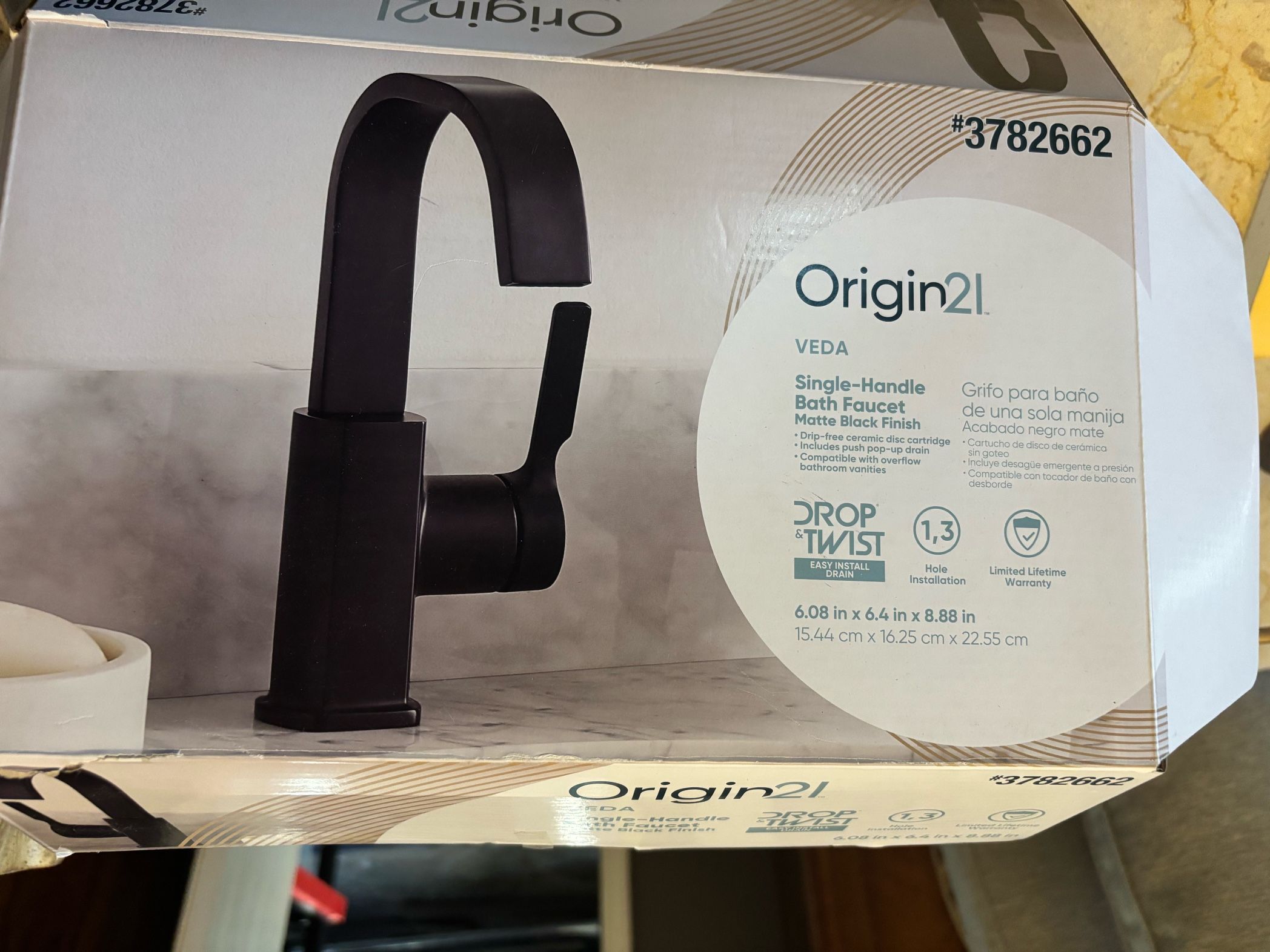 Matte Black Bathroom Faucet