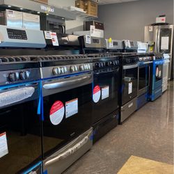 Open Box New Gas Stoves