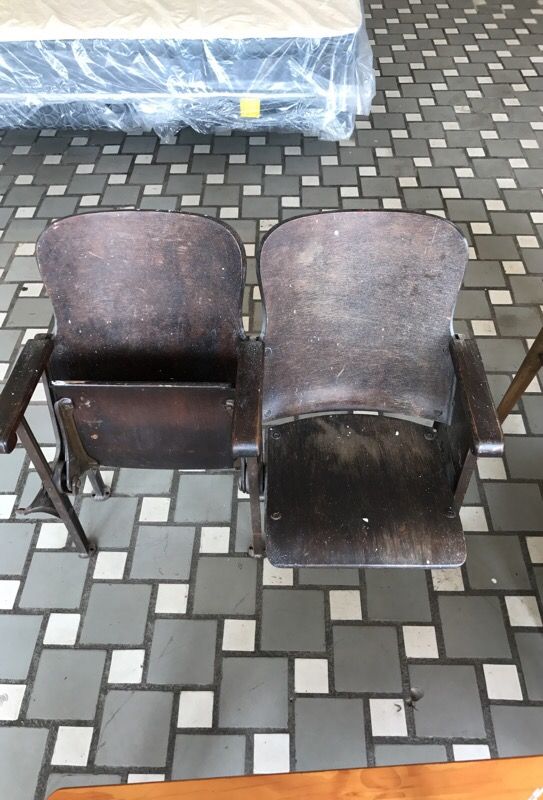 Antique Theater seats (1940s)