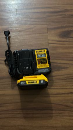 Bran new battery and charger dewalt
