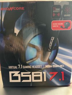 ABKO Ncore B581 7.1 Virtual Surround Gaming Headset with LED – Box Included
