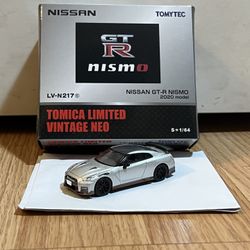 Hot Wheels RLC 202 Nissan GTR R35 Nismo Silver TLV Tomica Limited Vintage 
