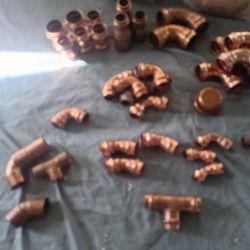 Misc.Copper Fittings For Sale 