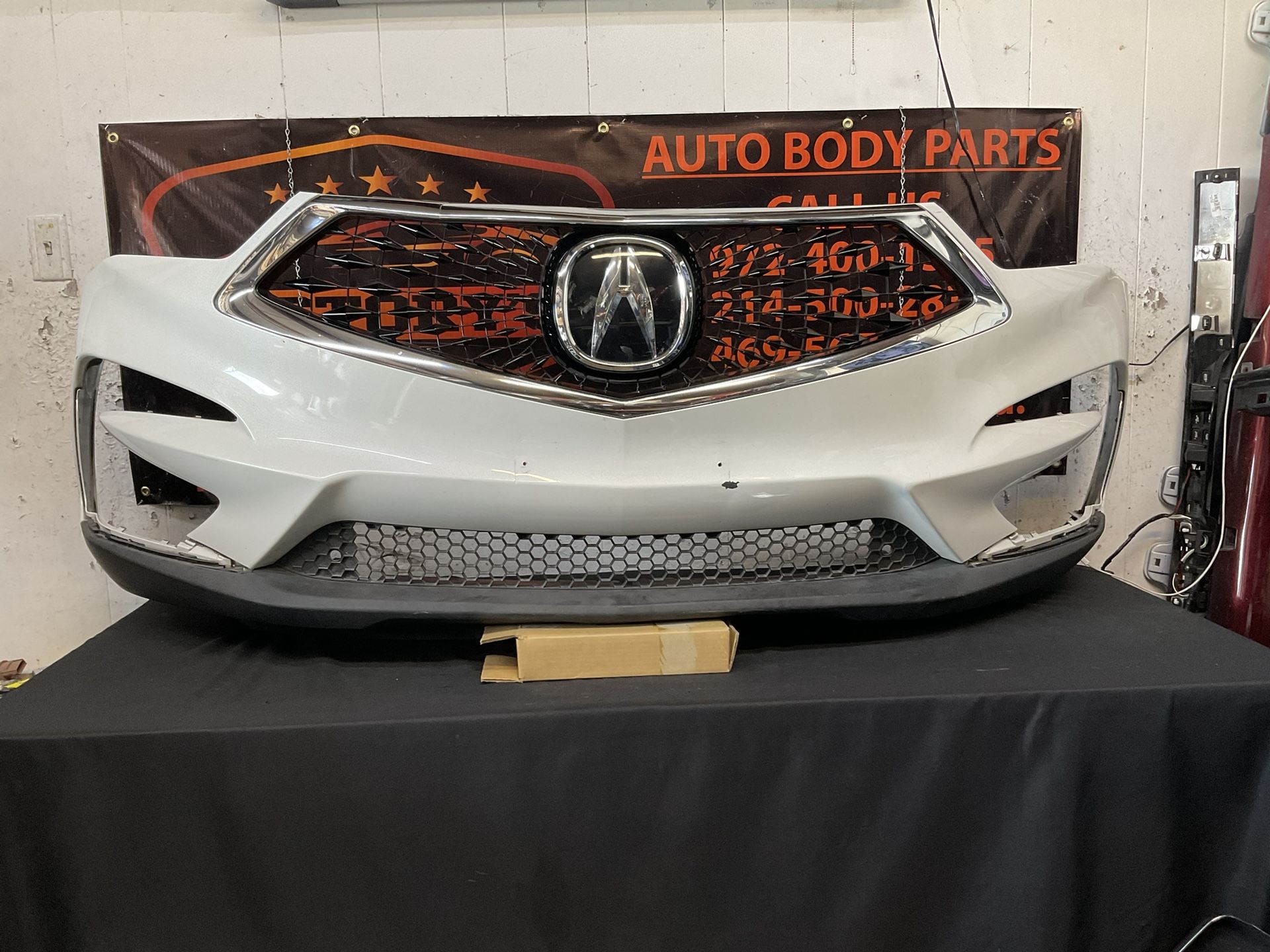 ACURA RDX 2019-2021 FRONT BUMPER with GRILLES OEM