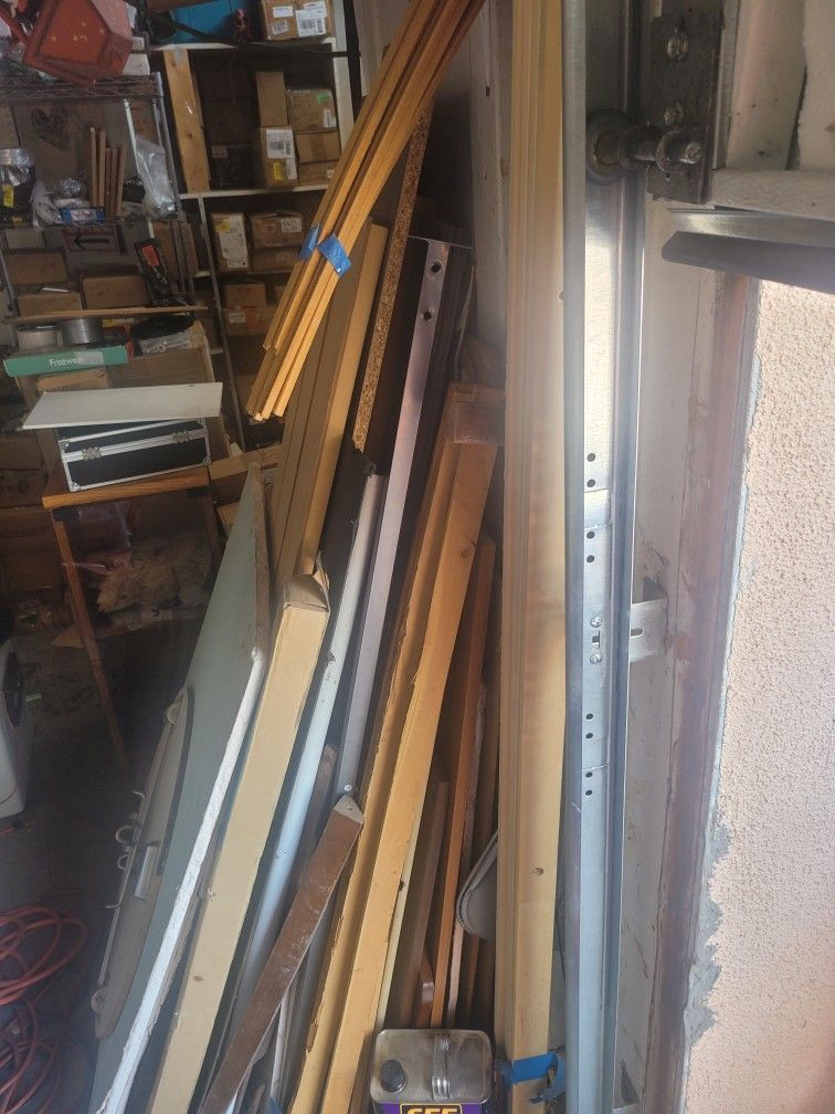 Wood ,Glass & Metal Goto Pile