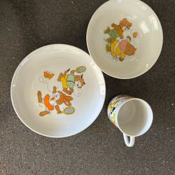 Vintage Child’s Place Setting From Japan 