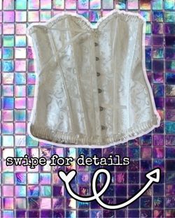 White Bridal Corset