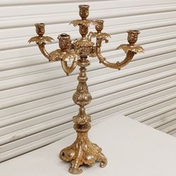 Antique Candelabra Metal 