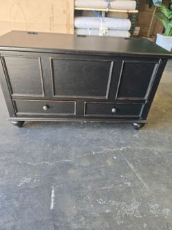 Black Chest with Drawers