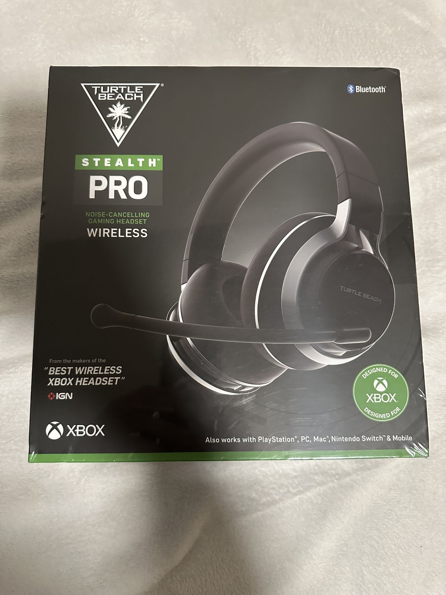 Turtle Beach Stealth Pro Wireless Gaming Headset for Xbox PC PS5 and MOBILE