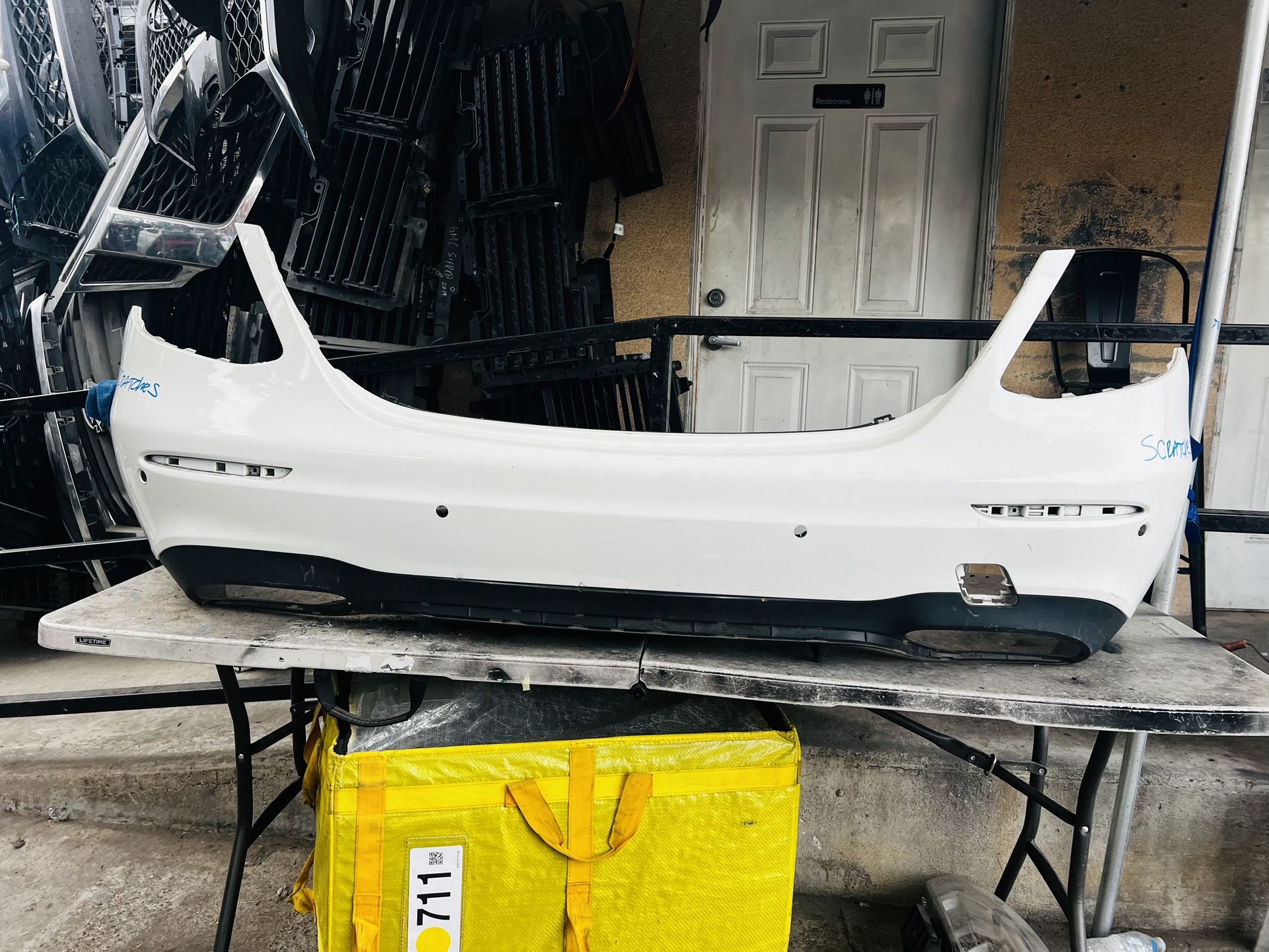 2017 - 2020 Mercedes E Class E300 AMG Rear Bumper OEM