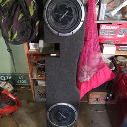 2 12”  Pioneer  subwoofers for sale 
