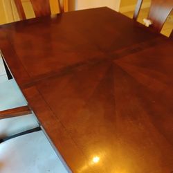 Dining Table With Matching Cabinet