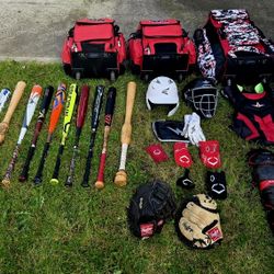 High School Baseball Bats,Gloves,Bags