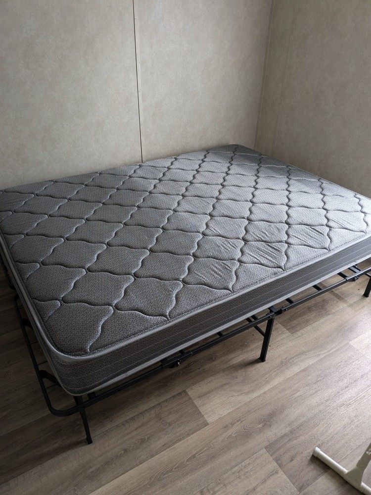 Queen Mattress Bed w/ frame