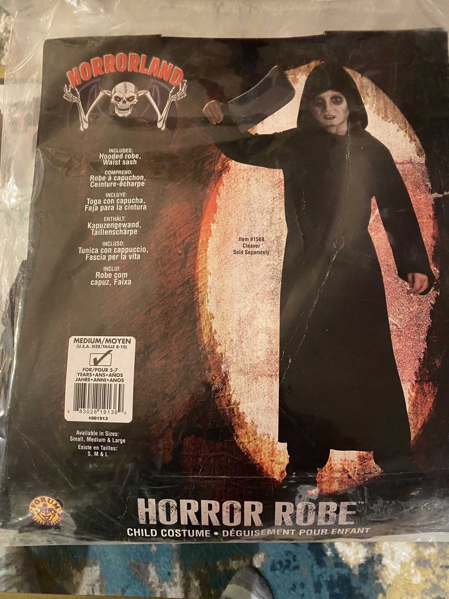 Kids Horror Robe Medium