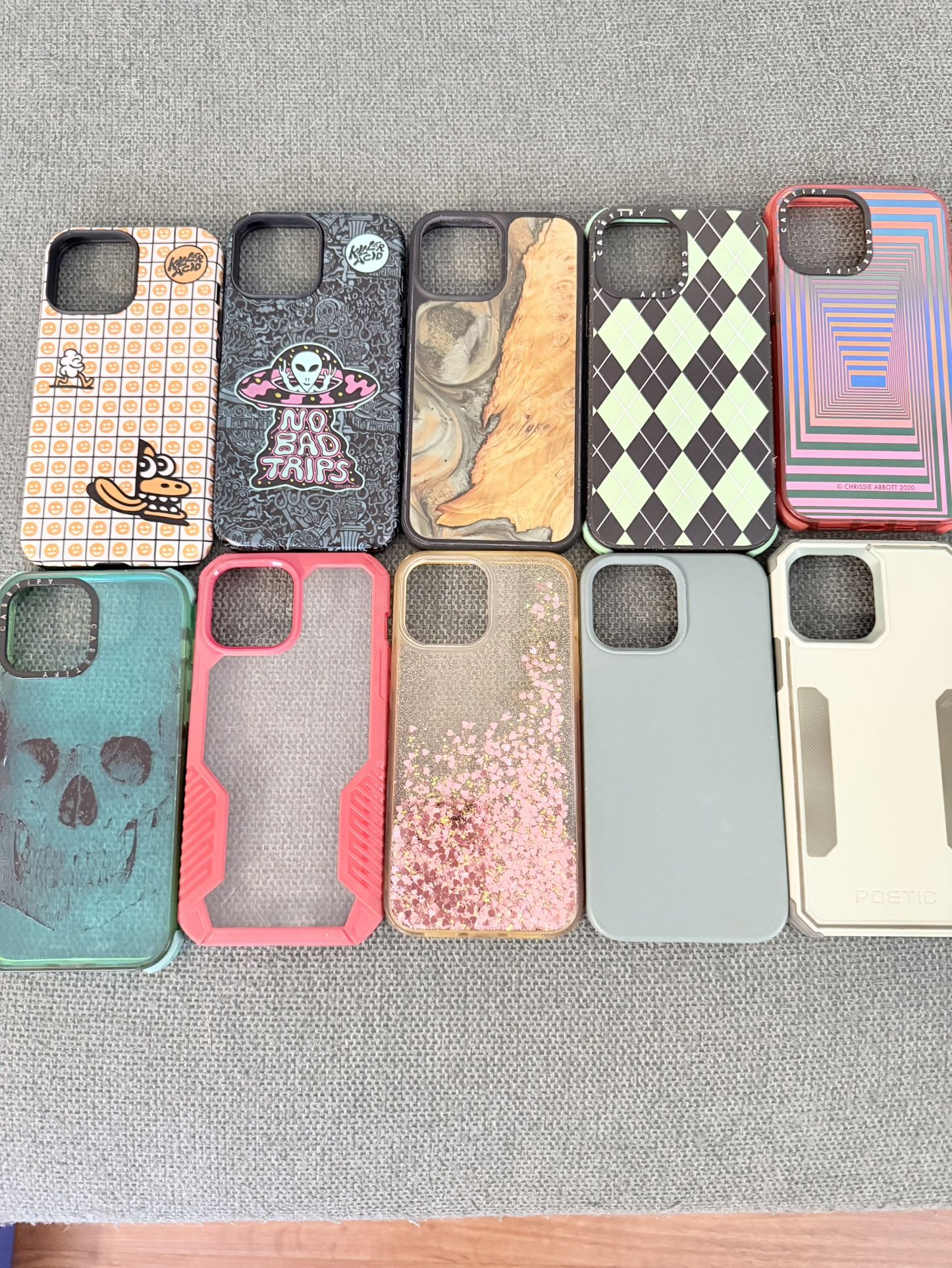 Ten iPhone 13 Pro Max cases $300+- Casetify, Carved, Killer Acid