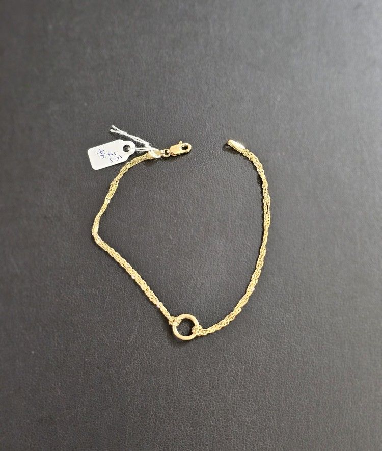 14k Gold Bracelet 7 Inch