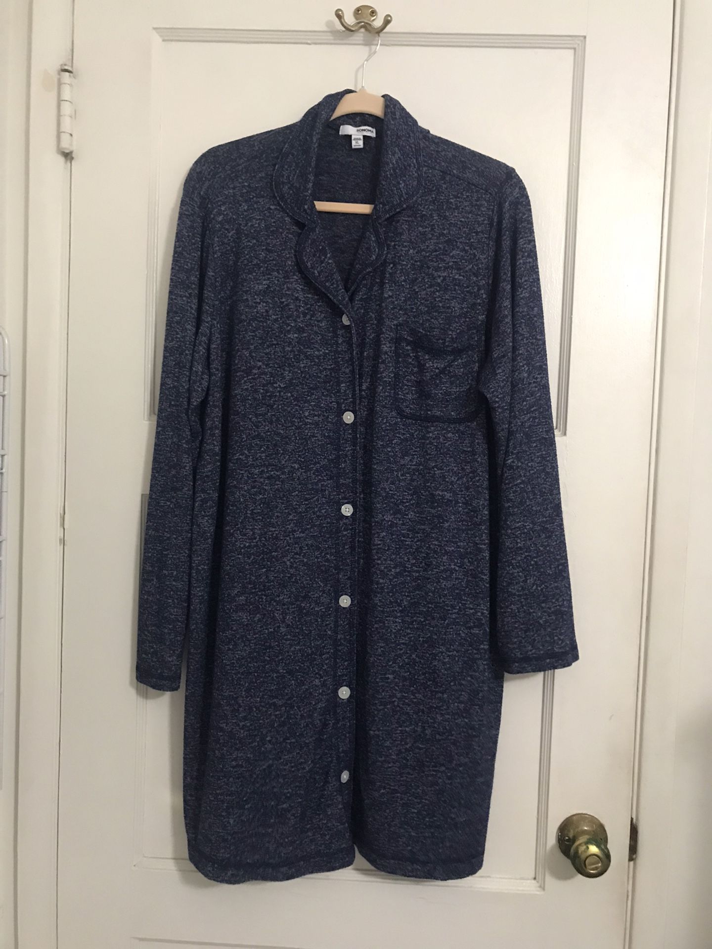 ✔️Sonoma Cozy Blue Button-Up Nightgown 🌹 