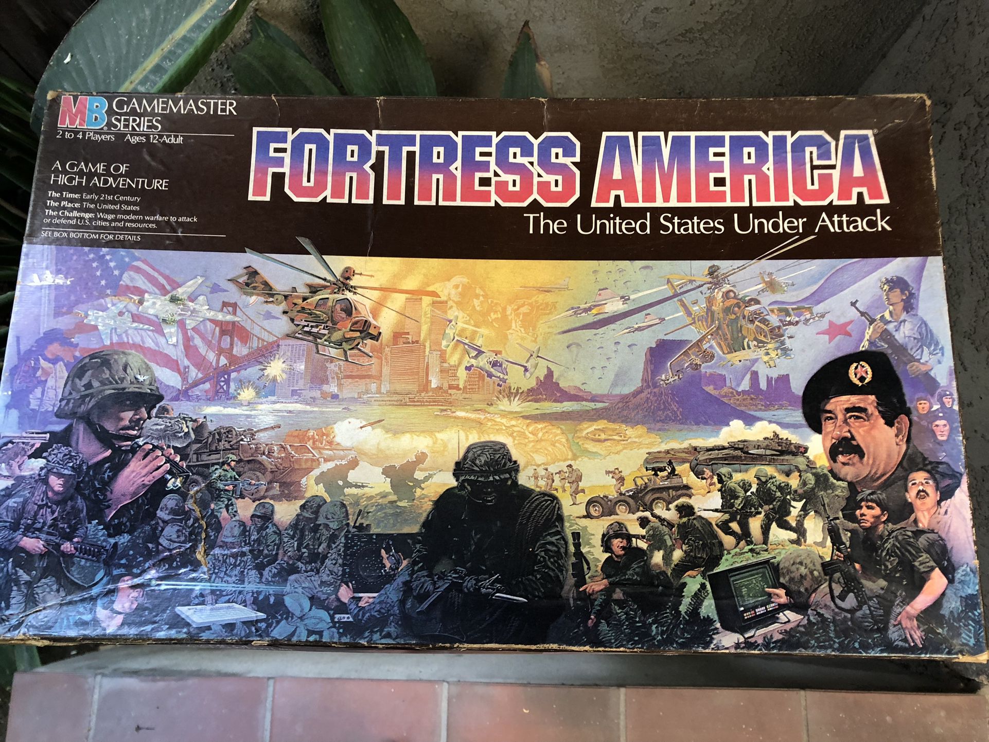 Fortress America Board Game by Milton Bradley