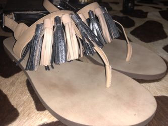 Rebecca minkoff sandals with tassel size 7.5 Very Nice