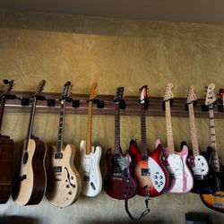Guitar Wall Hanger Slat System