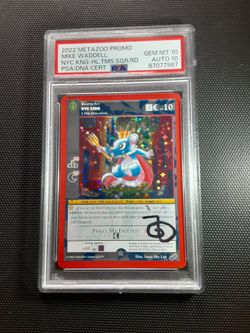 PSA 10 AUTO 10 Metazoo NYC Rat King Promo 1 of 300 Made