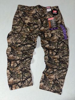NWT Coleman Men's Fleece Lined Camo Hunting Pants - Size 36x30