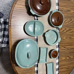  Country Fare Crock/Serving Dish Set