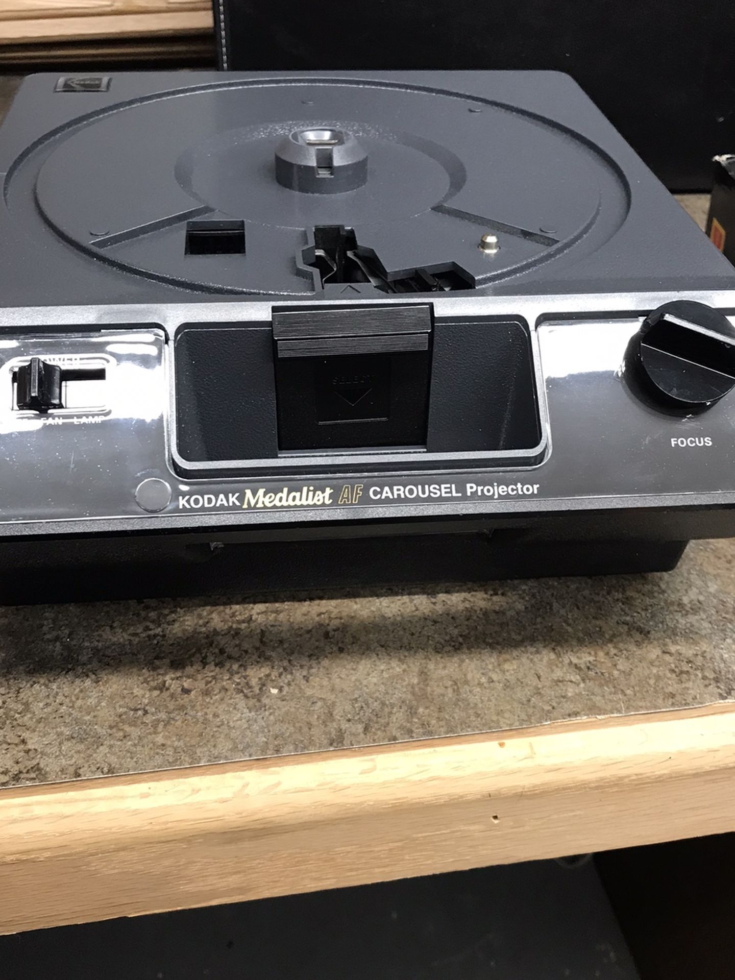 Vintage Kodak Medalist Carousel Projector With Leather Case