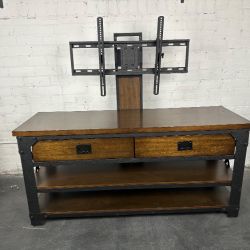 Delivery Available wooden tv stand and mount