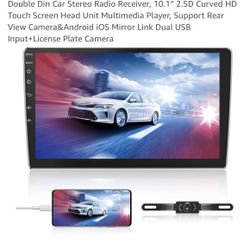 Car Stereo Receiver/backup Camera 10.1 inch 