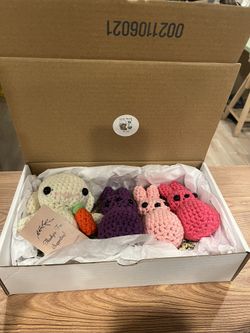 Mini Crochet Bunny And Peeps
