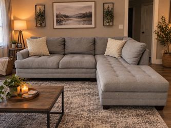 Grey Costco sectional couch free delivery