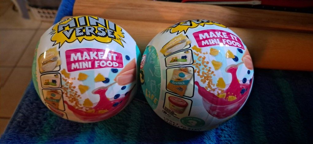 MINI VERSE MAKE IT MINI FOOD TOYS