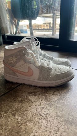 Grey and pink Jordon’s