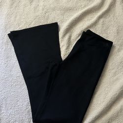 Victoria's Secret PINK black flare leggings SMALL 