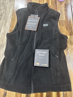 Women's Fleece Heated Jacket with Battery Pack