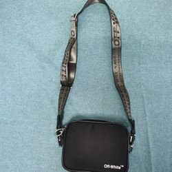 Off-White Nylon Crossbody Bag