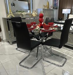 New 5pc dining set in box buy now pay later $39 down no credit needed