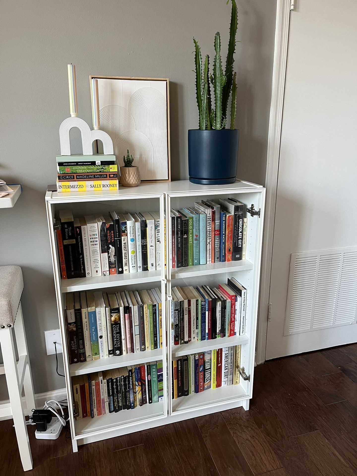 IKEA Billy Bookshelf With Glass Doors